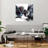 Bilder auf glas - Vogel Natur Feder - 70x70cm - Glasbilder Produktbild-Vorschau 6