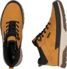 A pair of brown leather boots shown from a top-down and side view against a white background. Voir les images du produit