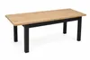 INSPIRO C-14 stół rozkładany dąb Artisan/czarny 160–200 × Podgląd zdjęcia produktu 9