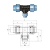 Unidelta PP Reduzier-T-Stück 90° 25mm x 20mm x 25mm Produktbild-Vorschau 2
