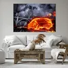 Bild auf Leinwand - Leinwandbild - Auto Flammen Räder - Produktbild-Vorschau 6