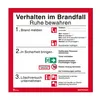 Verhalten im Brandfall Kunststoffplatte selbstklebend nicht Produktbild-Vorschau 1