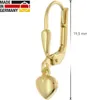 trendor 28465 Kinder-Ohrringe Gold 333 / 8K Herz-Ohrhänger 4 Produktbild-Vorschau