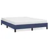vidaXL Bettgestell ohne Matratze Blau 140x200 cm Stoff Produktbild-Vorschau 1