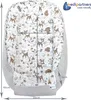 Babynest, Reisebett, Babynestchen, 100x60x15, Reh mit Produktbild-Vorschau 4