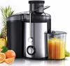 A juicer is shown with fruits and a glass of juice. Náhled obrázku produktu