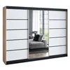 Schwebetürenschrank 200 cm, 3-türig, mit Spiegel & 4 Produktbild-Vorschau 2