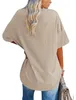Oversized Damen-T-Shirts, Kurzarm, Rundhalsausschnitt, Produktbild-Vorschau 2