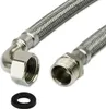 AWM Edelstahl Flexschlauch (DN8) 1/2" BOGEN x 1/2" AG - 50 Produktbild-Vorschau 1