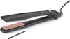 A black and rose gold hair straightener is shown on a white background. Produktbild-Vorschau