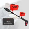 A man is washing a car, and the image shows how to connect parts of a pressure washer. Náhled obrázku produktu