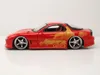 Mazda RX-7 1995 JLS orange Fast & Furious Modellauto 1:24 Produktbild-Vorschau 3