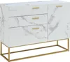 Credenza 'Lavangen' con un'anta e 3 cassetti 75 x 100 x 35 Anteprima dell’immagine prodotto 3