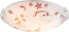 A close-up view of a white ceiling light with a unicorn and star design. Produktbild-Vorschau