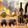 Portabottiglie Relaxdays, portabottiglie salvaspazio per 8 Anteprima dell’immagine prodotto 5