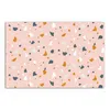 DEQORI Hybrid Leinwand Bild 90x60 cm 'Rosa Terrazzo-Zauber' Produktbild-Vorschau 2