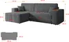 ALTDECOR Ecksofa mit Schlaffunktion und Bettkasten Corner Produktbild-Vorschau 6