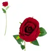 Rose unique en velours Comme la vie Artificielle Marron Voir les images du produit 2