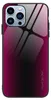 A pink and black gradient phone case with a carbon fiber texture. Produktbild-Vorschau