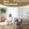 LS-LebenStil Wäschesack Wäschekorb Vintage Home 62L 50cm Produktbild-Vorschau 9