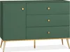 KONSIMO Komodní skříň "ARICIA", zelená, dřevo, elegantní, Náhled obrázku produktu 1