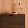 Scarpiera in legno, 3 ante, Noce Anteprima dell’immagine prodotto 5