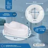 Rialzo per sedile WC Mobiclinic con coperchio alto 10 cm in Anteprima dell’immagine prodotto 3