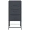 vidaXL Table de nuit anthracite 36x39x78 cm acier Voir les images du produit 6