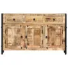 vidaXL Buffet 120x35x76 cm bois massif Mango Voir les images du produit 1
