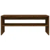 Tavolino in rovere marrone 100x40x40 cm materiale a base di Anteprima dell’immagine prodotto 4
