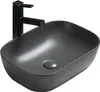 Mexen Rita Aufsatzwaschbecken 45 x 32 cm, Dunkelgrau matt - Produktbild-Vorschau 1
