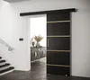 MEBLE KRYSPOL Salwador 4 Schiebetür, 90x204 cm, Schwarz , Produktbild-Vorschau 2