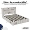 INONEFT Boxspringbett 180x200cm mit LED, Jugendbett Produktbild-Vorschau 7