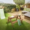 ML-Design Kindersitzgarnitur für Draußen, Braun, Sitzgruppe Produktbild-Vorschau 7