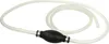A fuel transfer pump with a black bulb and clear tubing, laid out on a white background. Produktbild-Vorschau