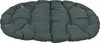 A dark gray, round cushion with tufting and tie straps, shown from a slightly elevated angle against a white background. Náhled obrázku produktu