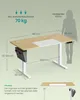 SONGMICS Höhenverstellbarer Schreibtisch elektrisch 140cm Produktbild-Vorschau 5