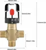 Třícestný termostat pro sprchu a systém termostatu teploty Náhled obrázku produktu 2