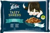 FELIX Tasty Shreds mit Lachs und Thunfisch - 4x 80g Produktbild-Vorschau 1