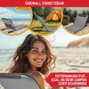 ONBEST Strandliege | faltbar | mit Rückenlehne | Kissen und Produktbild-Vorschau 8