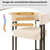 Flieks Esszimmerstühle 6er-Set, Stuhl Essstühle aus Produktbild-Vorschau 2
