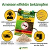 A collage of images promoting an ant repellent product. Produktbild-Vorschau