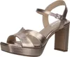 Tamaris Damen Sandalette Gold Silber Metallic Optik Karree Produktbild-Vorschau 31