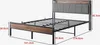 Letto per ragazzi Flieks 140x200cm con funzione di ricarica Anteprima dell’immagine prodotto 4