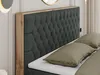 MKS MEBLE Boxspringbett 140x200 mit Bettkasten Eiche, Produktbild-Vorschau 3