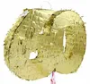 Pinata Zahl 60 gold metallic 60. Geburtstag Produktbild-Vorschau 2