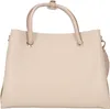 A studio shot of a beige handbag. Náhled obrázku produktu
