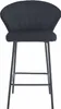 Tabouret Valora GATTA Noir x2 | Deux tabourets noirs pour Voir les images du produit 4