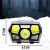 LED Stirnlampe 1200 Lumen Mit Bewegungssensor USB Aufladbar Produktbild-Vorschau 4