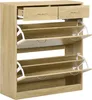 HOMCOM Schuhschrank, Schuhregal aus Holz, für 12 Paar Produktbild-Vorschau 1